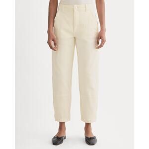 Everlane The Utility Barrel Pant in Bone 4